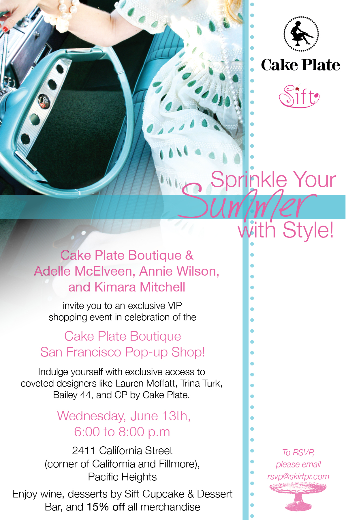 VIP Shopping Party at Cake Plate Boutique
