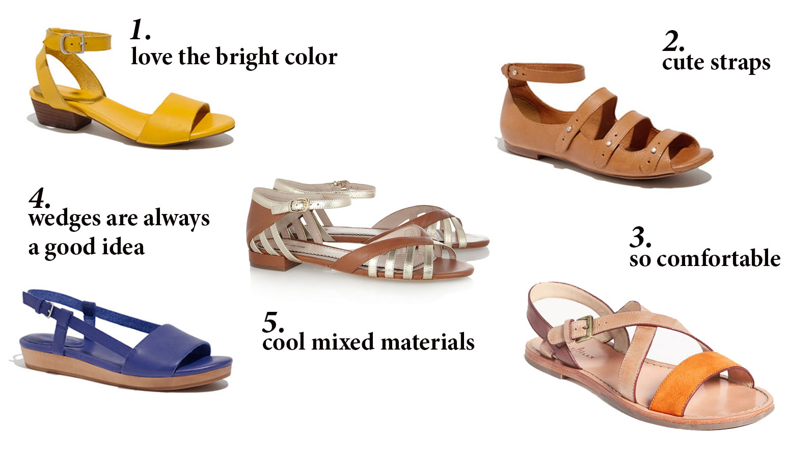{Shopping List} Summer Sandals