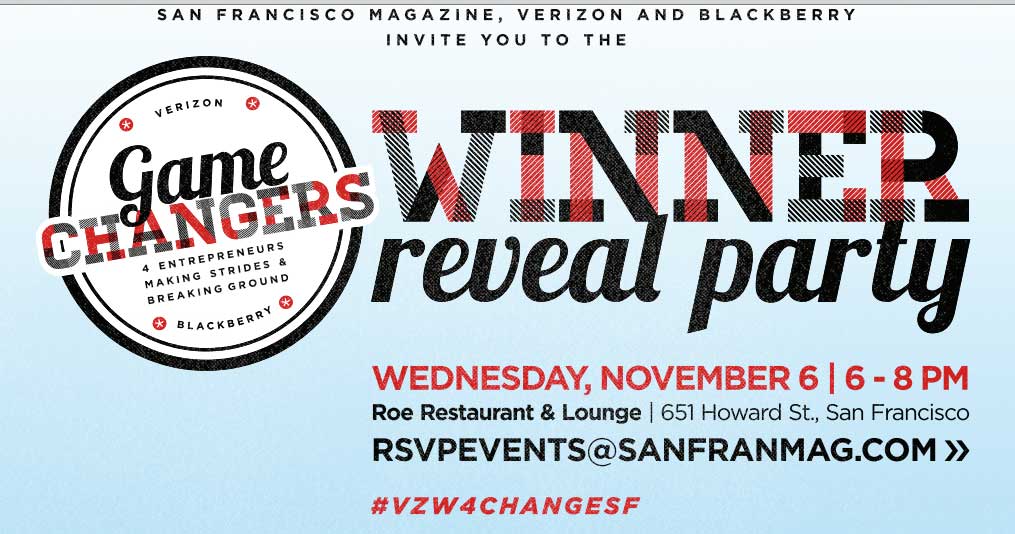 Join Me Tonight for the #VZW4ChangeSF Winner Reveal Party!