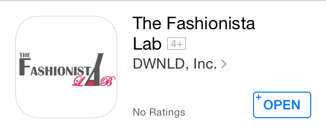 The Fashionista Lab is Now an App!