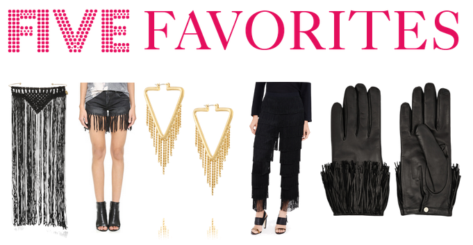 clothes and accessories with fringe.